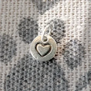 Silver Charm Small Lucky Heart