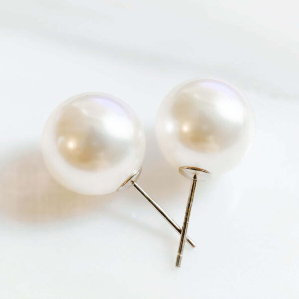 Sterling Silver Premium Faux Pearl Earrings