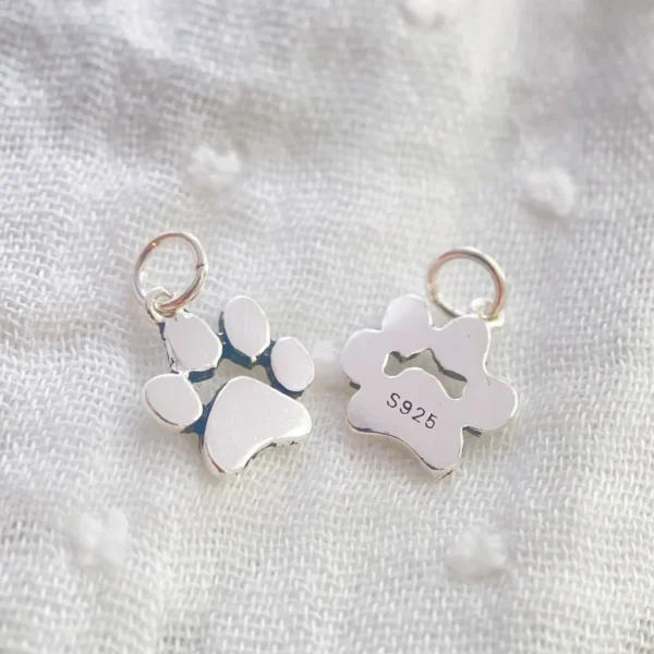 Sterling Silver Charm Paws